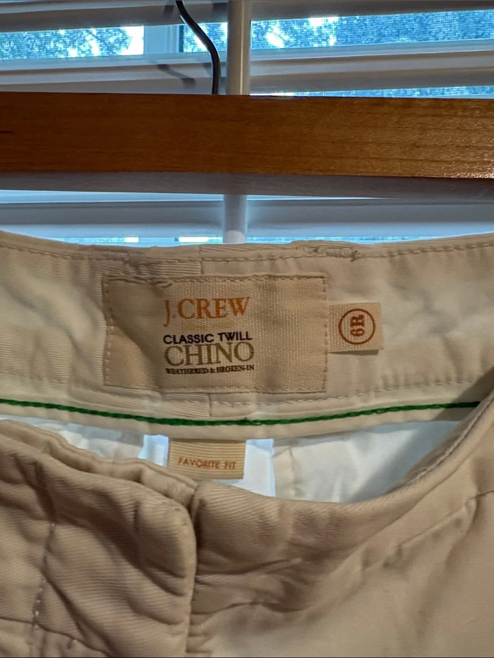 J Crew Classic Twill Chino Women's Cream Wide-Leg Jeans